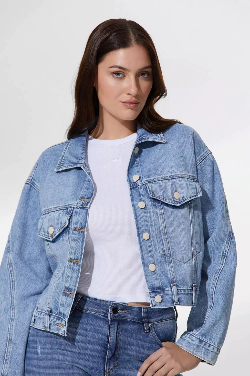 CAMPERA BOYFRIEND SUMMER BLUE