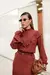 Conjunto Feminino Saia Midi Cinto E Camisa Babado Thamires na internet