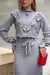 Conjunto Feminino Saia Midi Cinto E Camisa Babado Thamires - THATI GUTIERREZ TG STORE