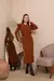 Conjunto Em Moletinho Saia Midi E Blusa Babado Abigail na internet