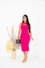 Imagem do Vestido feminino Midi regata malha canelada