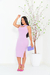 Vestido feminino Midi regata malha canelada