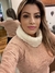 Blusa de frio Feminina Pelúcia na gola e manga