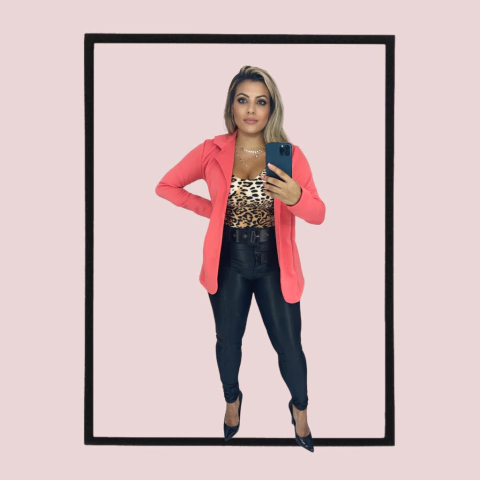 Calça prada com cinto Cor preta - TG STORE 