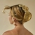 Presilha de Cabelo Dourada em Formato de Concha elegante - loja online