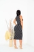 Vestido feminino Midi regata malha canelada - THATI GUTIERREZ TG STORE