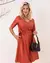 VESTIDO COURINO MANGA COM CINTO DARIANE - comprar online