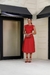 Vestido midi em courino Adrielly - THATI GUTIERREZ TG STORE