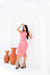 Imagem do Vestido feminino Midi regata malha canelada