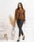 Casaco cardigan C/ Cropped Tricot Tricô Modal Pom pom TG na internet