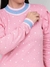 Blusa De Frio Em Tricot De Coração Com Manga Princesa