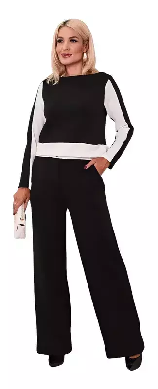 Conjunto feminino Calça e Blusa em Neoprene Karina - comprar online