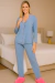 Pijama Americano Feminino em Viscose Conforto e Elegância inverno - comprar online