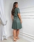 Vestido Em Courino Couro Fake Antonella