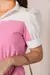 CHAMISE VESTIDO COM COLARINHO TRICOLINE MARISTELA