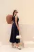 Imagem do VESTIDO LINHO- VISCOSE MIDI C/ CINTO NATALIA
