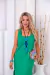 Vestido Longo em Linho com fenda lateral moderno e elegante Milena na internet