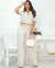 Imagem do Conjunto Calça Pantalo e casaquinho Cropped linho Kely