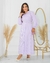 Chemise Camisa vestido Alongado manga Longa com cinto Listrado Ester - THATI GUTIERREZ TG STORE