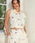 Conjunto shorts e camisa Linho viscose bordado - TG STORE 