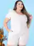 CONJUNTO FEMININO CAMISA E SHORTS PLUS SIZE LINHO-VISCOSE BETINA