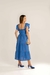 Vestido Babado Viviane Linho E Viscose Florzinha Bordada - loja online