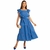 Imagem do Vestido Babado Viviane Linho E Viscose Florzinha Bordada