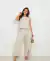 Conjunto Feminino Calça Pantacurt e Regata linho-viscose Ju - TG STORE 