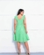 VESTIDO EM MALHA LAISE COM BABADO OMBRO RAYANA - loja online