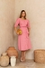 Vestido Chamise Midi Naiara Em Linho Forrado Com Viscose na internet