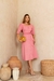 Vestido Chamise Midi Naiara Em Linho Forrado Com Viscose - comprar online
