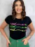 T-SHIRT CAMISA ESTAMPADA ESTILOSA E CONFORTAVEL LUZ - loja online