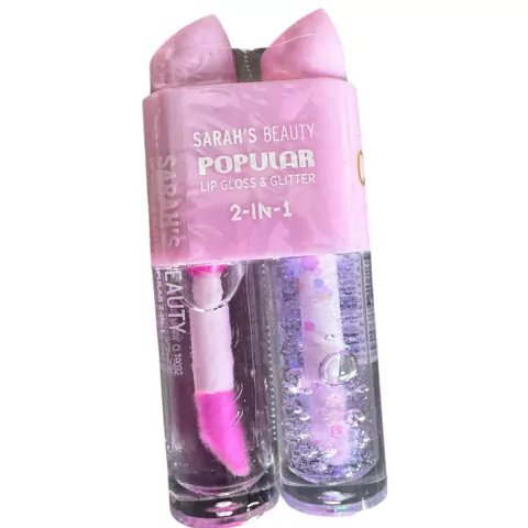 Lip Gloss e Glitter 2 em 1 Sarah's Beauty - comprar online
