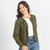 Casaco cardigan C/ Cropped Tricot Tricô Modal Pom pom TG - comprar online