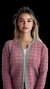 Conjunto Feminino casaco e saia xadrez Tricot tricô inverno Cida - loja online