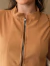 Blusa Eliana em Linho com Zíper Frontal – Elegância Atemporal ✨ - loja online