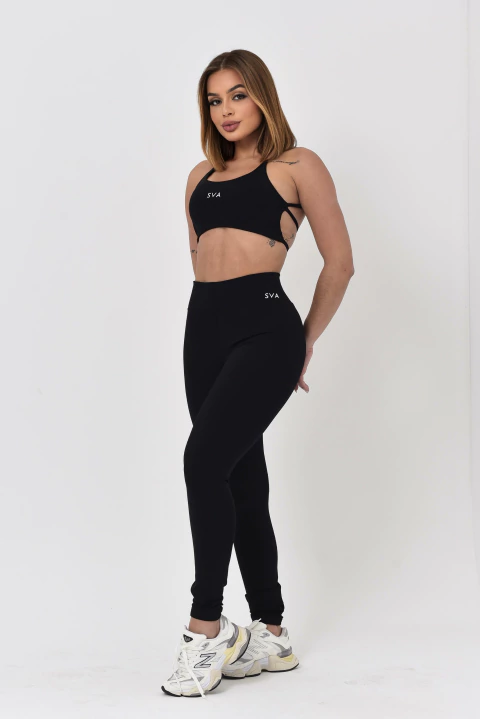 Calça Feminina Legging Basica de academia moda fitness