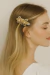 Presilha Dourada de Flor Strass – Elegância e Delicadeza no Seu Cabelo! na internet
