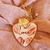 Collar "magnolias" , Corazonada