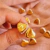 Aritos dorados, Corazonada.