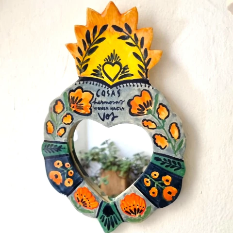 Espejo Cosas hermosas, AGUARDIENTE