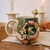 Taza magica Uroboro, Polvo de estrellas - Tienda Coraje Cerámica