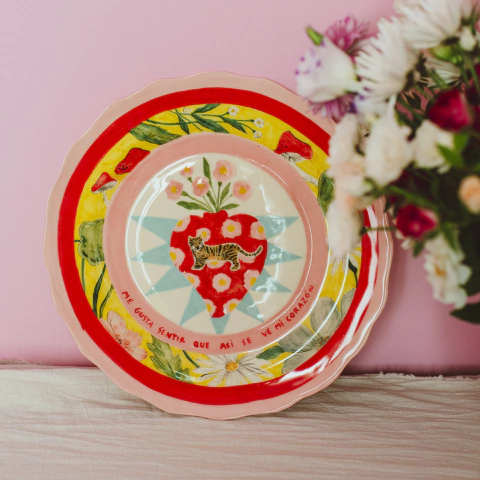 Plato de sitio "Mi corazón", Espiritu