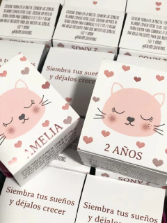 Lápices plantables con grabado✏️ & kits de siembra de colores (20 u)