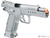 Pistola Airsoft GBB personalizada de edición limitada con licencia Cybergun Tanfoglio de KWC (Plata)