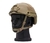 Casco Táctico de Polímero Textura Kevlar Protección Airsoft Gotcha - VETA