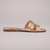 Rasteira Dourada Gold com Tiras em H Ref.: 0183.552.257B - comprar online