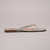 Rasteira Prata com Tiras em Cristais Ref.: 0213.265.005B - comprar online