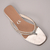 Rasteira Prata com Tiras em Cristais Ref.: 0213.265.005B - Carmen Steffens Divinópolis
