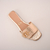 Rasteira Fivela Dourada Gold Ref.: 0214.552.257B - Carmen Steffens Divinópolis